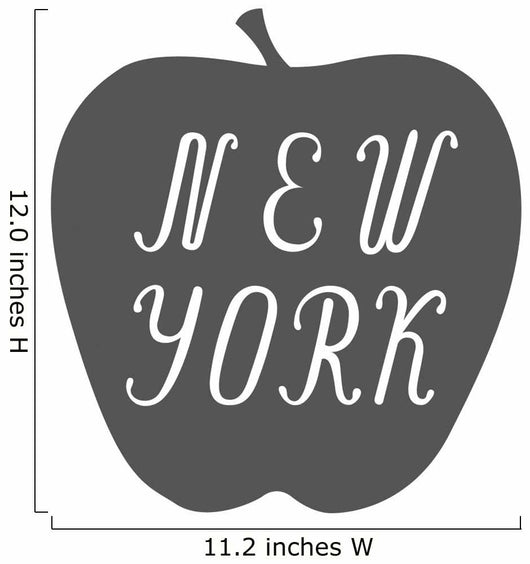 New York Lettering Big Wall Decal