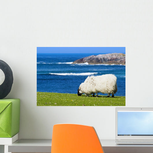 Big Ram Graze Meadow Wall Decal