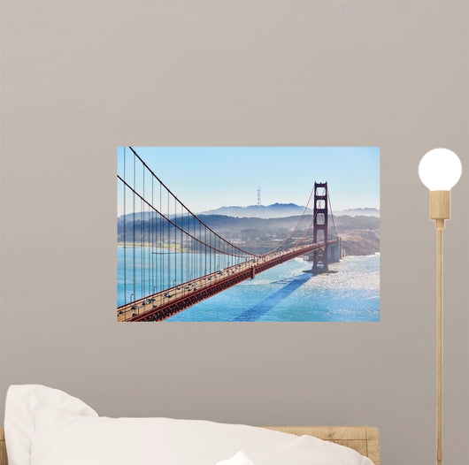 Golden Gate bridge in San Francisco, California, USA Wall Mural