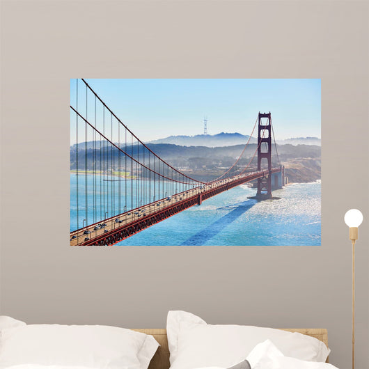 Golden Gate bridge in San Francisco, California, USA Wall Mural