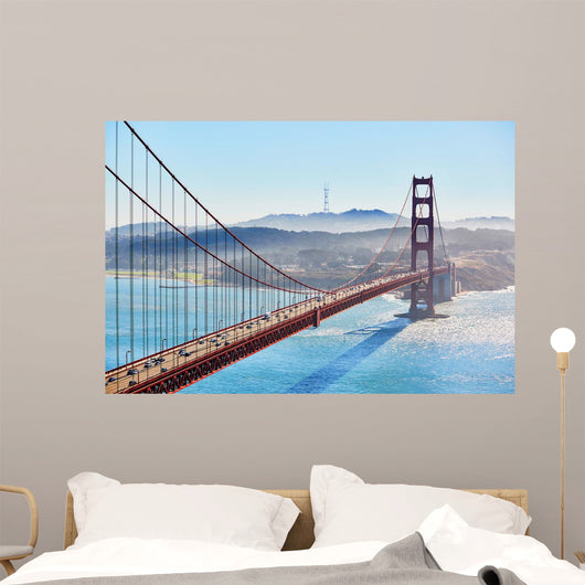 Golden Gate bridge in San Francisco, California, USA Wall Mural