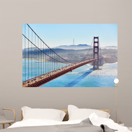 Golden Gate bridge in San Francisco, California, USA Wall Mural