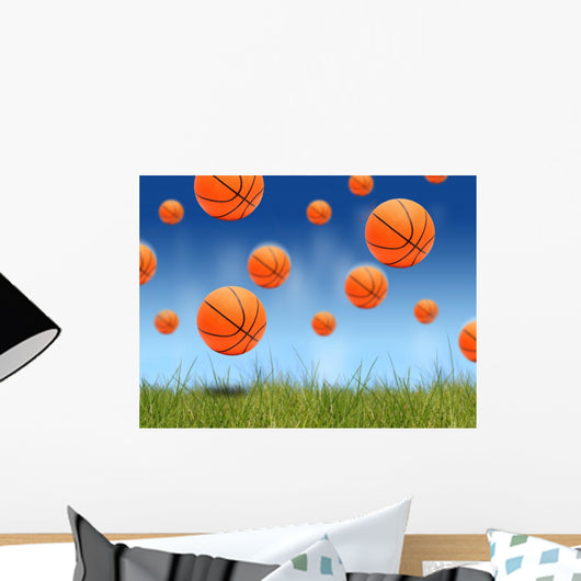 Basketball Balls Wall Decal