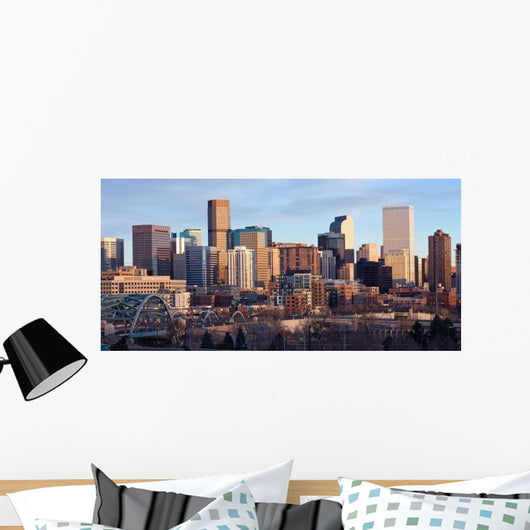 Downtown Denver Buildings Wall Decal