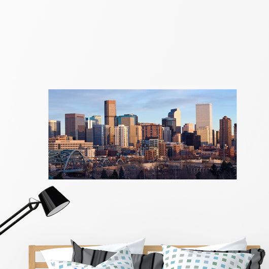 Downtown Denver Buildings Wall Decal