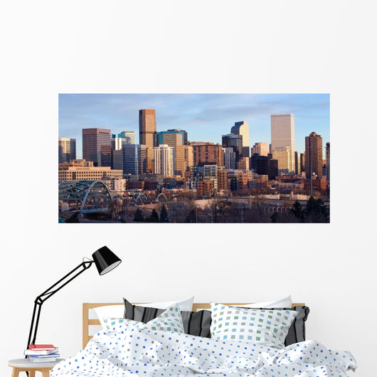 Downtown Denver Buildings Wall Decal