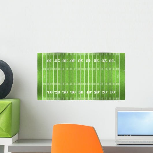 Football Field Wall Decal