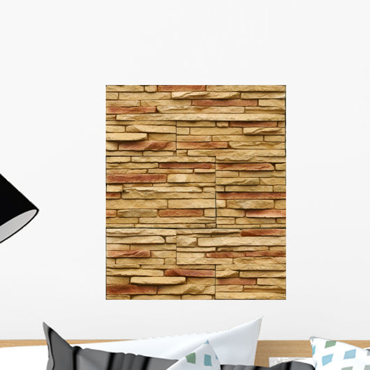 Seamless Old Stone Wall - Wall Decal