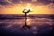 Woman Practicing Yoga Wall Decal