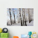 Birch Winter Alley Wall Decal