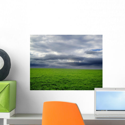 Grassland Rainy Day Wall Decal