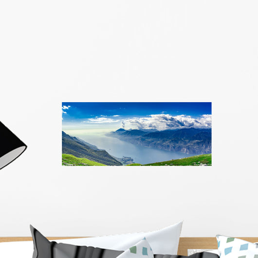 Italien Gardasee Panorama 2 Wall Decal