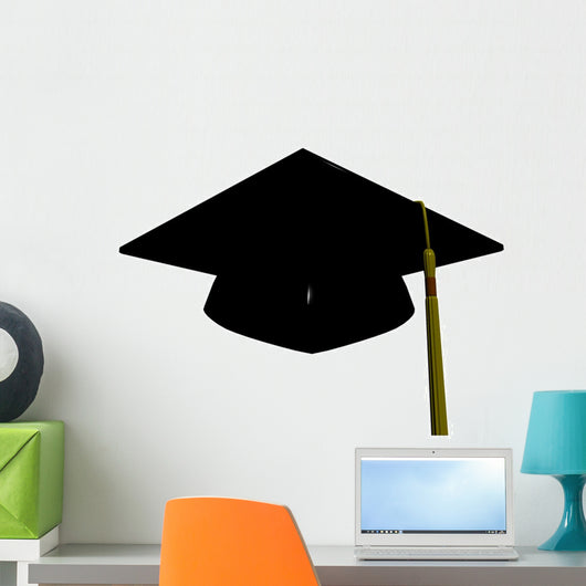 Graduation Hat Wall Decal