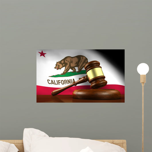 California Law Legal System Wall Decal