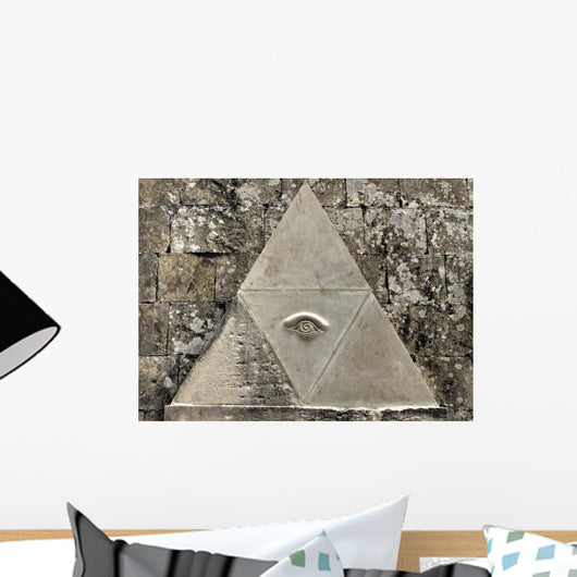 Eye Providence Symbol Etched Wall Decal