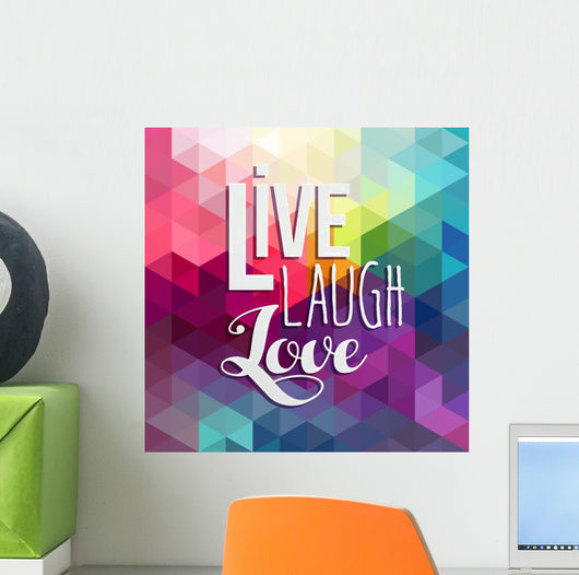 Motivation Quote Inspiration Color Wall Decal