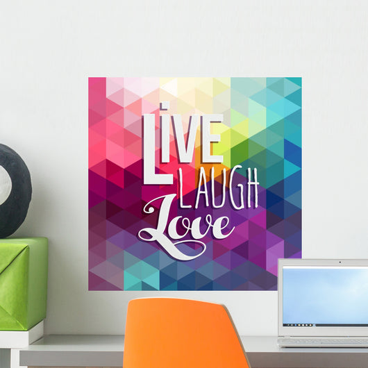 Motivation Quote Inspiration Color Wall Decal