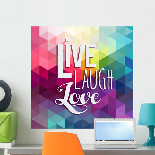 Motivation Quote Inspiration Color Wall Decal