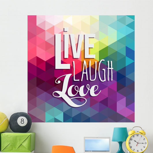 Motivation Quote Inspiration Color Wall Decal