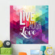 Motivation Quote Inspiration Color Wall Decal