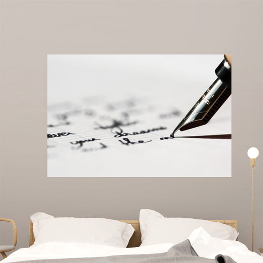 Writing Fountain Pen Wall Decal