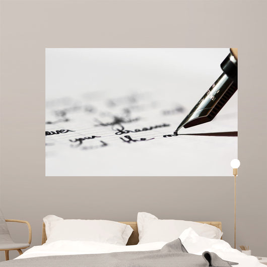 Writing Fountain Pen Wall Decal
