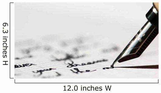 Writing Fountain Pen Wall Decal