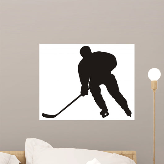 Hockey Player Wall Decal Design 2