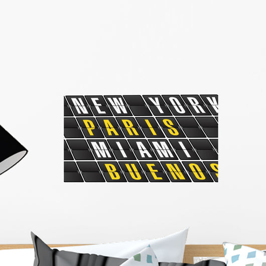 Renown Cities Concept Sign Wall Decal