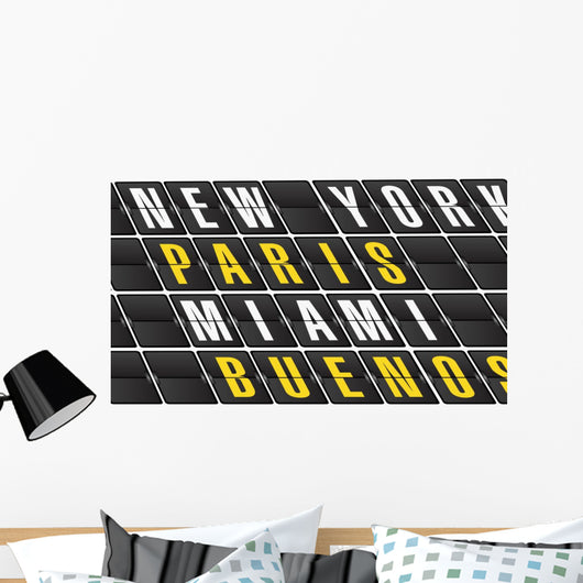 Renown Cities Concept Sign Wall Decal