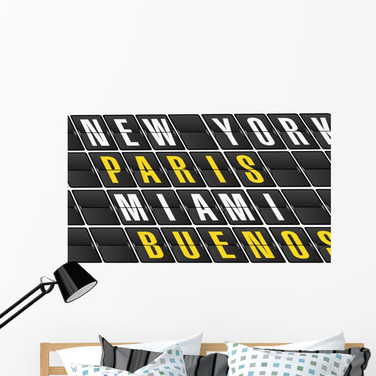 Renown Cities Concept Sign Wall Decal