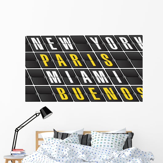 Renown Cities Concept Sign Wall Decal