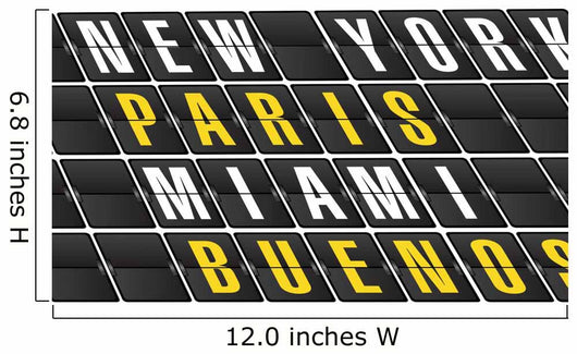 Renown Cities Concept Sign Wall Decal