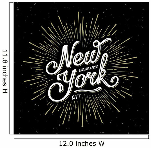 New York Lettering Big Wall Decal