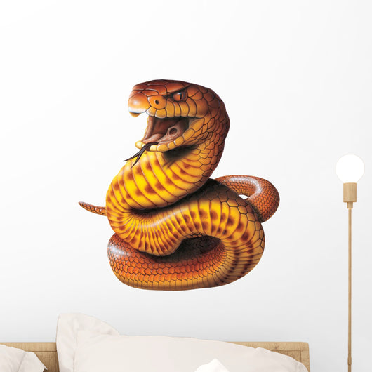 Brown Snake Wall Decal