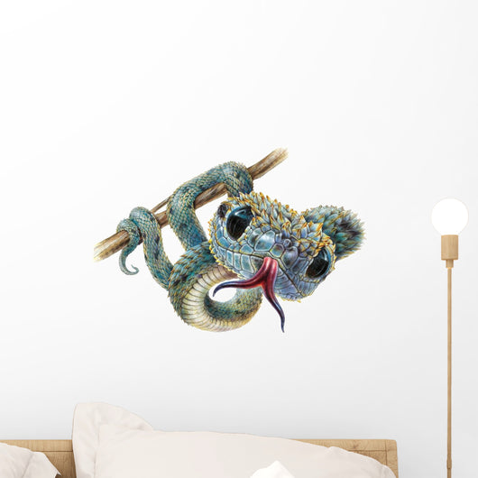 Bush Viper Snake Wall Decal