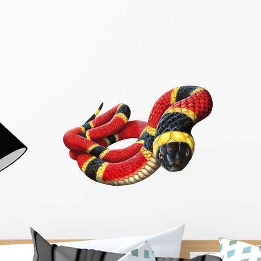 Coral Snake Wall Decal