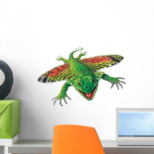 Flying Lizard Reptile Wall Decal
