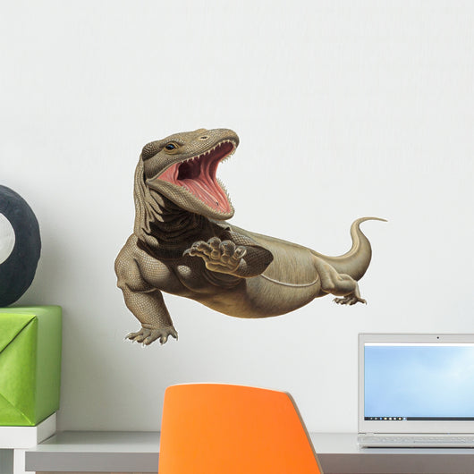 Komodo Dragon Reptile Wall Decal