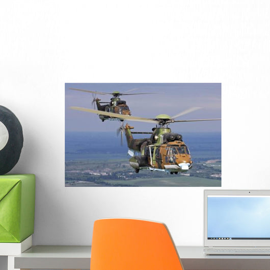 Eurocopter As532 Cougar Helicopters Wall Decal