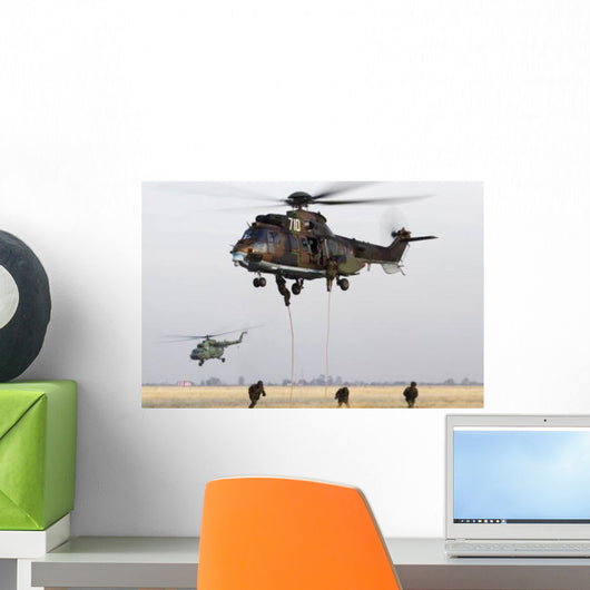 Bulgarian Special Forces Fast-roping Wall Decal