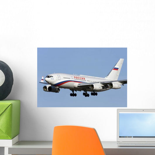 Ilyushin Il-96 Airliner Prepares Wall Decal