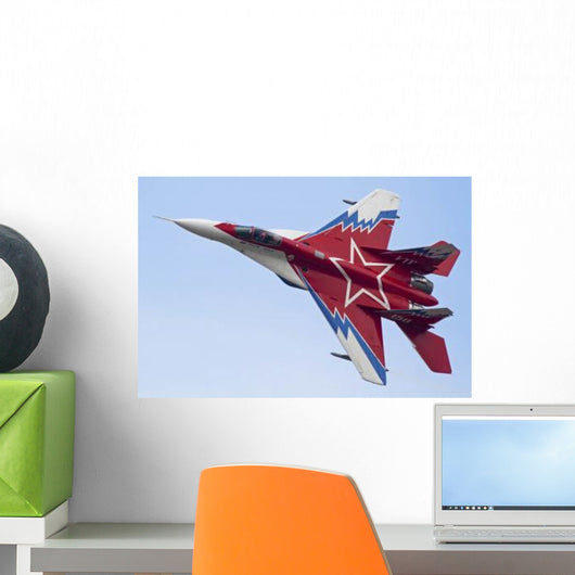 Top Russian Mig-29ovt Aerobatic Wall Decal