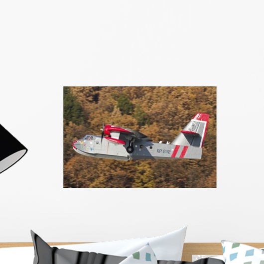 Canadair Cl-215-1a10 Flight over Wall Decal Design 2