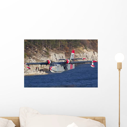 Canadair Cl-215-1a10 Flight over Wall Decal Design 1