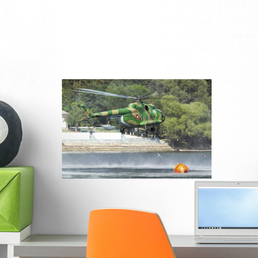 Bulgarian Air Force Mi-17 Wall Decal Design 2