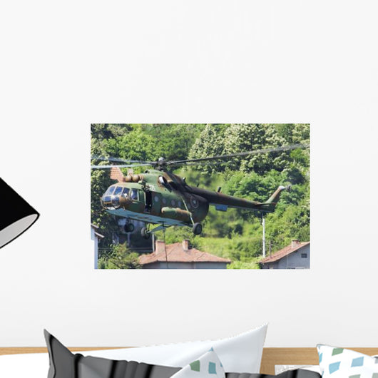 Bulgarian Air Force Mi-17 Wall Decal Design 1