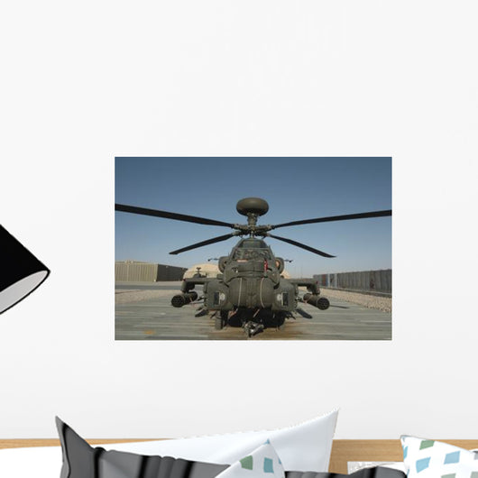 Apache Helicopter Camp Bastion Wall Decal Design 2