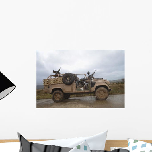 Pink Panther Land Rover Wall Decal Design 1