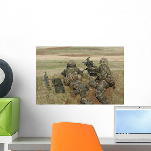British Army Soldiers Participate Wall Decal